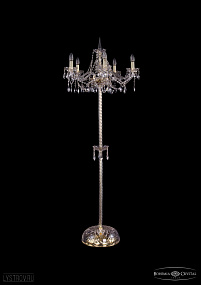 Хрустальный торшер Bohemia IVELE Crystal 5613/5/200-160/G