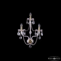 Бра хрустальное Bohemia IVELE Crystal 1400/3/180/G