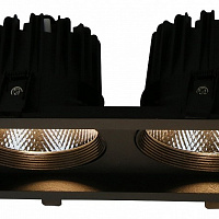 Встраиваемый светильник Arte Lamp Privato A7018PL-2BK