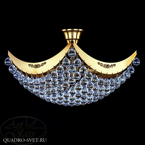Люстра потолочная ARTGLASS FIONA III. LIGHT PATINA CE