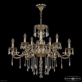 Большая хрустальная люстра Bohemia IVELE Crystal 70123/10/320 B GB U2