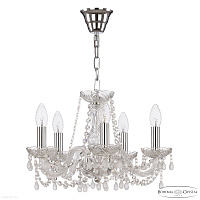 Хрустальная подвесная люстра Bohemia IVELE Crystal 112/5/141 Ni V0300