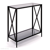 Консольный столик с полкой в прихожую AllConsoles  1031-CB grey
