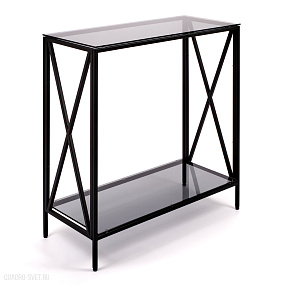 Консольный столик с полкой в прихожую AllConsoles  1031-CB grey