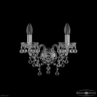 Бра хрустальное Bohemia IVELE Crystal 1409B/2/141 Ni