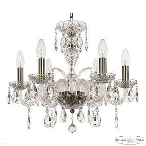 Хрустальная подвесная люстра Bohemia IVELE Crystal 118/6/165 Pa