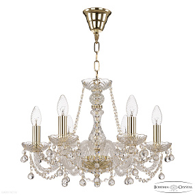 Хрустальная подвесная люстра Bohemia IVELE Crystal 108/6/165 G