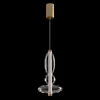 Подвесной светодиодный светильник Crystal Lux QUASAR SP10W LED TRANSPARENT