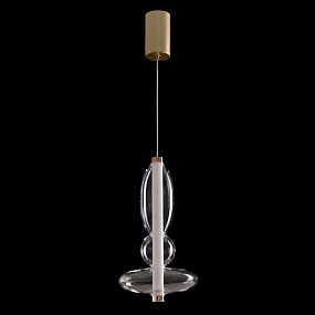 Подвесной светодиодный светильник Crystal Lux QUASAR SP10W LED TRANSPARENT