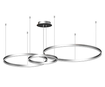 Подвесная светодиодная люстра KINK Light Тор 08223,16P(4000K)