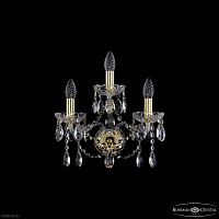 Бра с хрусталем Bohemia IVELE Crystal 1413B/2+1/141 G