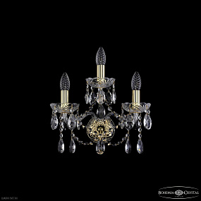 Бра с хрусталем Bohemia IVELE Crystal 1413B/2+1/141 G