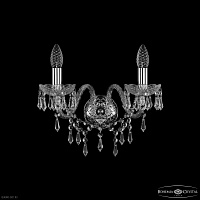 Бра хрустальное Bohemia IVELE Crystal 1403B/2/160 Ni