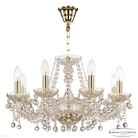 Хрустальная подвесная люстра Bohemia IVELE Crystal 108/8/195 G
