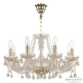 Хрустальная подвесная люстра Bohemia IVELE Crystal 108/8/195 G