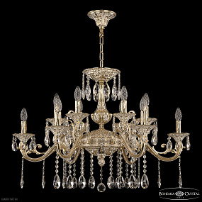 Большая хрустальная люстра Bohemia IVELE Crystal 70123/12/320 A GW U1
