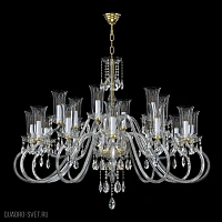 Большая хрустальная люстра ArtGlass MIRACLE 02-CH-A