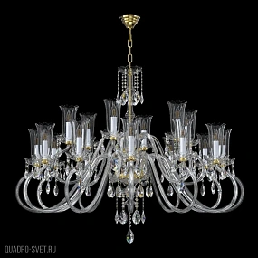 Большая хрустальная люстра ArtGlass MIRACLE 02-CH-A