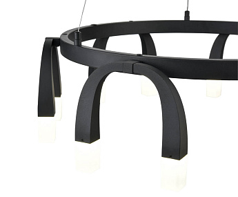 Светодиодная подвесная люстра Vele Luce Negro VL7102P12