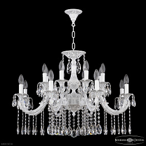 Большая хрустальная люстра Bohemia IVELE Crystal AL79118/16/285 A WMN
