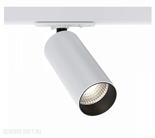 Светодиодный трековый светильник для 1-фазного шинопровода Maytoni Focus LED TR021-1-12W3K-W-D-W