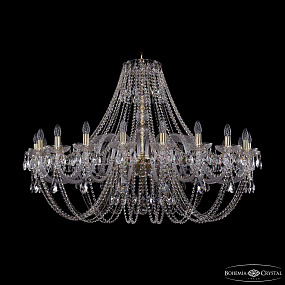 Хрустальная подвесная люстра Bohemia IVELE Crystal 1406/20/460/G
