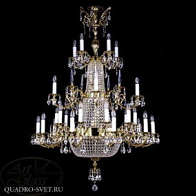 Люстра большая ARTGLASS ARABELA 1200x1700 POLISHED CE