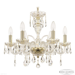Хрустальная подвесная люстра Bohemia IVELE Crystal 118/6/165 G