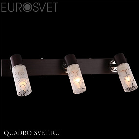 Спот EUROSVET 21130, 1130 21130/3 хром/венге