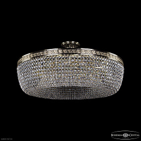 Хрустальная потолочная люстра Bohemia IVELE Crystal 19031/80IV GB
