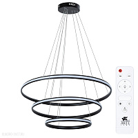 Большая светодиодная люстра Arte Lamp MERIDIANA A2198SP-3BK