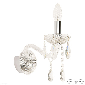 Бра хрустальное Bohemia IVELE Crystal 107B/1/165 Ni