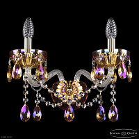 Бра хрустальное Bohemia IVELE Crystal 5413B/2/165 G Shampan/M-1H K777