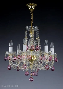 Подвесная хрустальная люстра ArtGlass ANDULA VI. SHORT - ARMS 160 CE - 1001