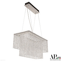 Хрустальная подвесная светодиодная люстра APL LED Sicilia SH05.57.C.Ni.4000