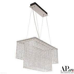 Хрустальная подвесная светодиодная люстра APL LED Sicilia SH05.57.C.Ni.4000