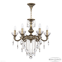 Хрустальная подвесная люстра Bohemia IVELE Crystal AL78101/6/175 B AGB P Clear/M-1G