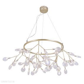 Большая люстра Crystal Lux EVITA SP45 D GOLD/TRANSPARENT