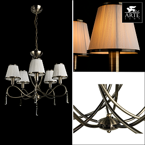 Люстра подвесная Arte Lamp LOGICO A1035LM-5AB