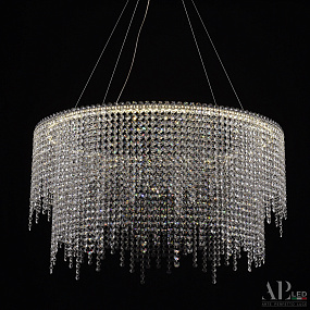 Хрустальная подвесная светодиодная люстра APL LED Sicilia SH02.73.D.Ni.4000