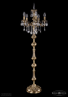 Литой торшер с хрусталем Bohemia IVELE Crystal 7000/5/125-134/B/FP