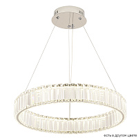Подвесная хрустальная светодиодная люстра Crystal Lux MUSIKA SP50W LED CHROME