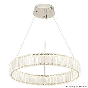 Подвесная хрустальная светодиодная люстра Crystal Lux MUSIKA SP50W LED CHROME