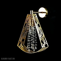 Бра хрустальное ArtGlass SWING 01-WL-PB+MB-CE