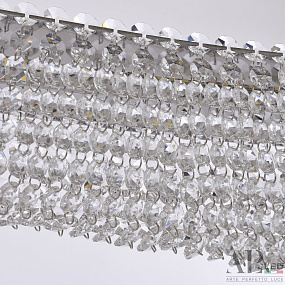 Большая хрустальная светодиодная люстра APL LED Sicilia SH523.0.120.A.Ni.4000