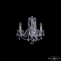 Хрустальная подвесная люстра Bohemia IVELE Crystal 1402/3/141/Ni