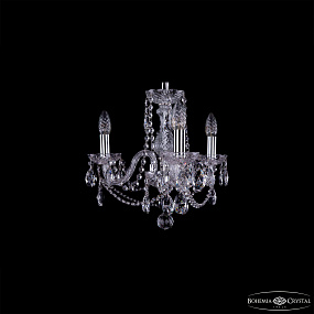 Хрустальная подвесная люстра Bohemia IVELE Crystal 1402/3/141/Ni