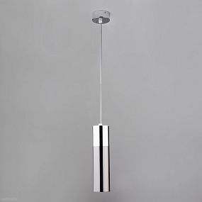 Подвесной светильник Eurosvet Double Topper 50135/1 LED хром/черный жемчуг