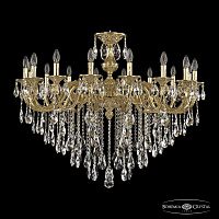 Большая хрустальная люстра Bohemia Ivele Crystal Florence 71201/16/360 B G