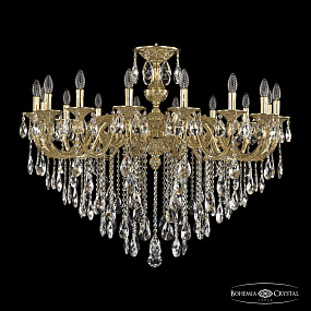 Большая хрустальная люстра Bohemia Ivele Crystal Florence 71201/16/360 B G